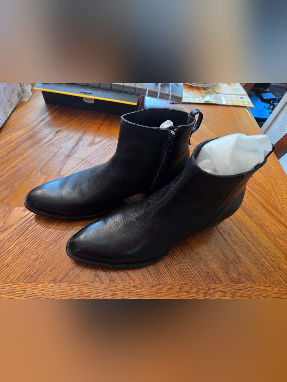 RUJO The Vegas Cowboy Boots For Men Handmade Caravan Calfskin Genuine Hide Round